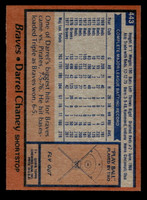 1978 Topps #443 Darrel Chaney Near Mint  ID: 520444