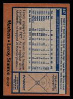 1978 Topps #447 Leroy Stanton Ex-Mint 