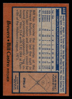 1978 Topps #448 Bill Castro Near Mint  ID: 520465