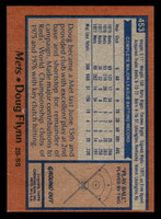 1978 Topps #453 Doug Flynn Near Mint+  ID: 520484
