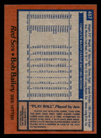 1978 Topps #457 Bob Bailey Near Mint  ID: 520503