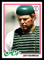 1978 Topps #458 Jeff Newman Near Mint  ID: 520504