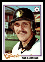 1978 Topps #461 Rob Andrews DP Near Mint+ 