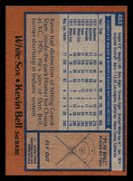 1978 Topps #463 Kevin Bell Near Mint  ID: 520526