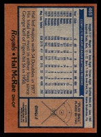 1978 Topps #465 Hal McRae Very Good 