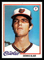 1978 Topps #466 Dennis Blair Near Mint  ID: 520538
