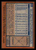 1978 Topps #485 Chris Chambliss Near Mint  ID: 520614