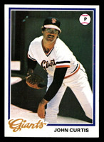 1978 Topps #486 John Curtis Near Mint 