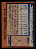 1978 Topps #489 Rudy Meoli Near Mint  ID: 520628