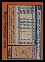 1978 Topps #495 Dave Cash Near Mint  ID: 520655