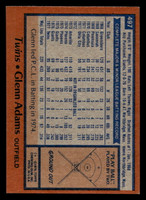1978 Topps #497 Glenn Adams Near Mint  ID: 520662