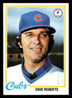 1978 Topps #501 Dave Roberts Near Mint+  ID: 520678