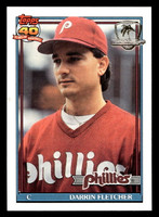 1991 Topps Desert Shield #9 Darrin Fletcher Near Mint+ 