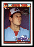 1991 Topps Desert Shield #91 Greg Colbrunn NM-Mint 