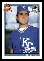 1991 Topps Desert Shield #169 Luis Aquino NM-Mint 