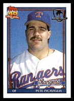 1991 Topps Desert Shield #172 Pete Incaviglia NM-Mint 