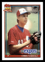 1991 Topps Desert Shield #197 Chris Nabholz Ex-Mint 
