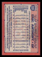 1991 Topps Desert Shield #331 Eric Anthony Near Mint Wax on back 