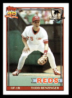 1991 Topps Desert Shield #334 Todd Benzinger Near Mint+ 