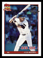 1991 Topps Desert Shield #338 Luis Rivera Near Mint Wax on back 