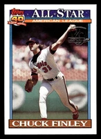 1991 Topps Desert Shield #395 Chuck Finley AS NM-Mint  ID: 520852