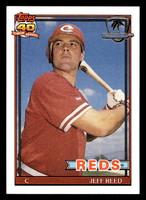 1991 Topps Desert Shield #419 Jeff Reed Near Mint+ 