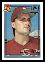 1991 Topps Desert Shield #486 Tommy Greene NM-Mint 
