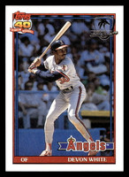 1991 Topps Desert Shield #704 Devon White NM-Mint 
