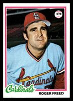 1978 Topps #504 Roger Freed Near Mint  ID: 521037