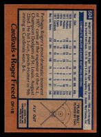 1978 Topps #504 Roger Freed Near Mint  ID: 521037