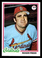 1978 Topps #504 Roger Freed Near Mint  ID: 521038