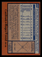 1978 Topps #504 Roger Freed Near Mint  ID: 521038