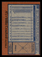 1978 Topps #507 Willie Crawford Near Mint  ID: 521051