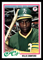 1978 Topps #507 Willie Crawford Near Mint+ 