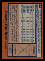 1978 Topps #516 Gary Beare Near Mint RC Rookie  ID: 521087