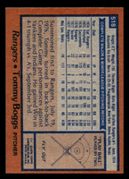 1978 Topps #518 Tommy Boggs DP Very Good 