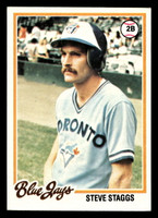1978 Topps #521 Steve Staggs Near Mint RC Rookie 