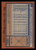 1978 Topps #521 Steve Staggs Near Mint RC Rookie 
