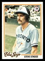 1978 Topps #521 Steve Staggs Ex-Mint RC Rookie  ID: 521107