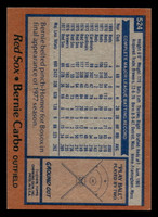 1978 Topps #524 Bernie Carbo Near Mint  ID: 521120