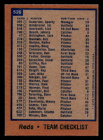 1978 Topps #526 Reds Team Near Mint  ID: 521128