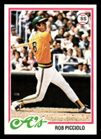 1978 Topps #528 Rob Picciolo Near Mint RC Rookie  ID: 521134