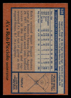 1978 Topps #528 Rob Picciolo Near Mint RC Rookie  ID: 521136