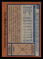1978 Topps #528 Rob Picciolo Near Mint+ RC Rookie  ID: 521137