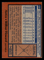 1978 Topps #534 Wilbur Howard Ex-Mint 