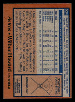 1978 Topps #534 Wilbur Howard Near Mint  ID: 521160