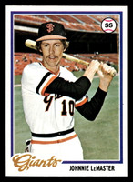 1978 Topps #538 Johnnie LeMaster Near Mint+  ID: 521177