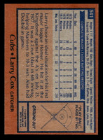 1978 Topps #541 Larry Cox Near Mint  ID: 521187