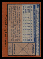 1978 Topps #541 Larry Cox Ex-Mint 
