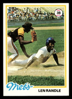 1978 Topps #544 Len Randle DP Near Mint  ID: 521200